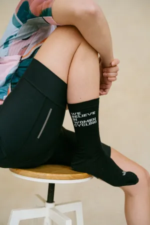 Chaussettes mérinos noire - Margaux