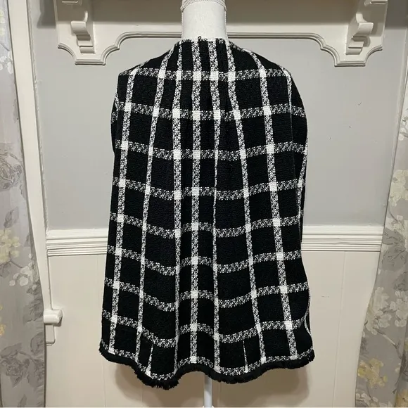 Christian Siriano Black and White Cape/Vest Set Size 14/16 (NWT)