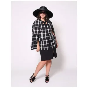 Christian Siriano Black and White Cape/Vest Set Size 14/16 (NWT)