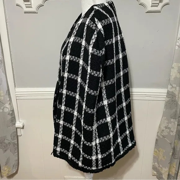 Christian Siriano Black and White Cape/Vest Set Size 14/16 (NWT)