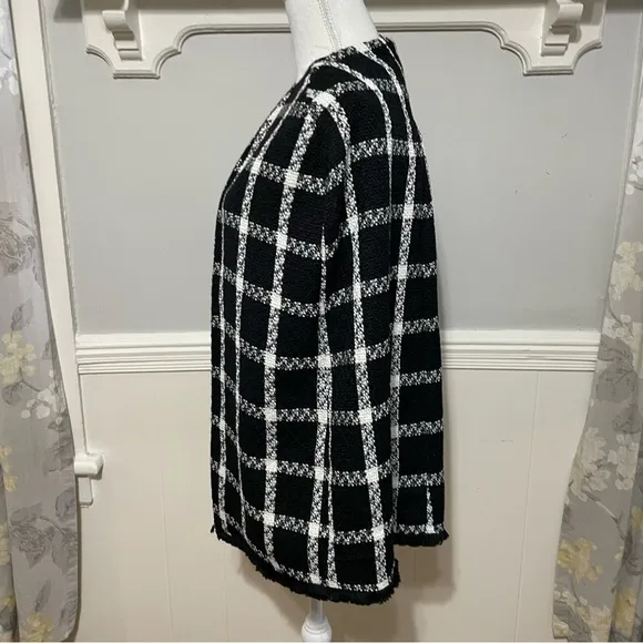 Christian Siriano Black and White Cape/Vest Set Size 14/16 (NWT)