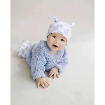 Chunky Knit Kids Sweater| Blue