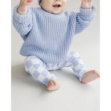 Chunky Knit Kids Sweater| Blue