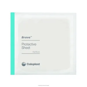 Coloplast Skin Barrier Protective Sheets 4 x 4", Box of 10