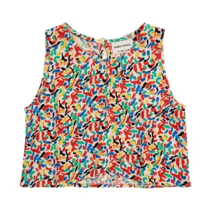 Confetti All Over Woven Top