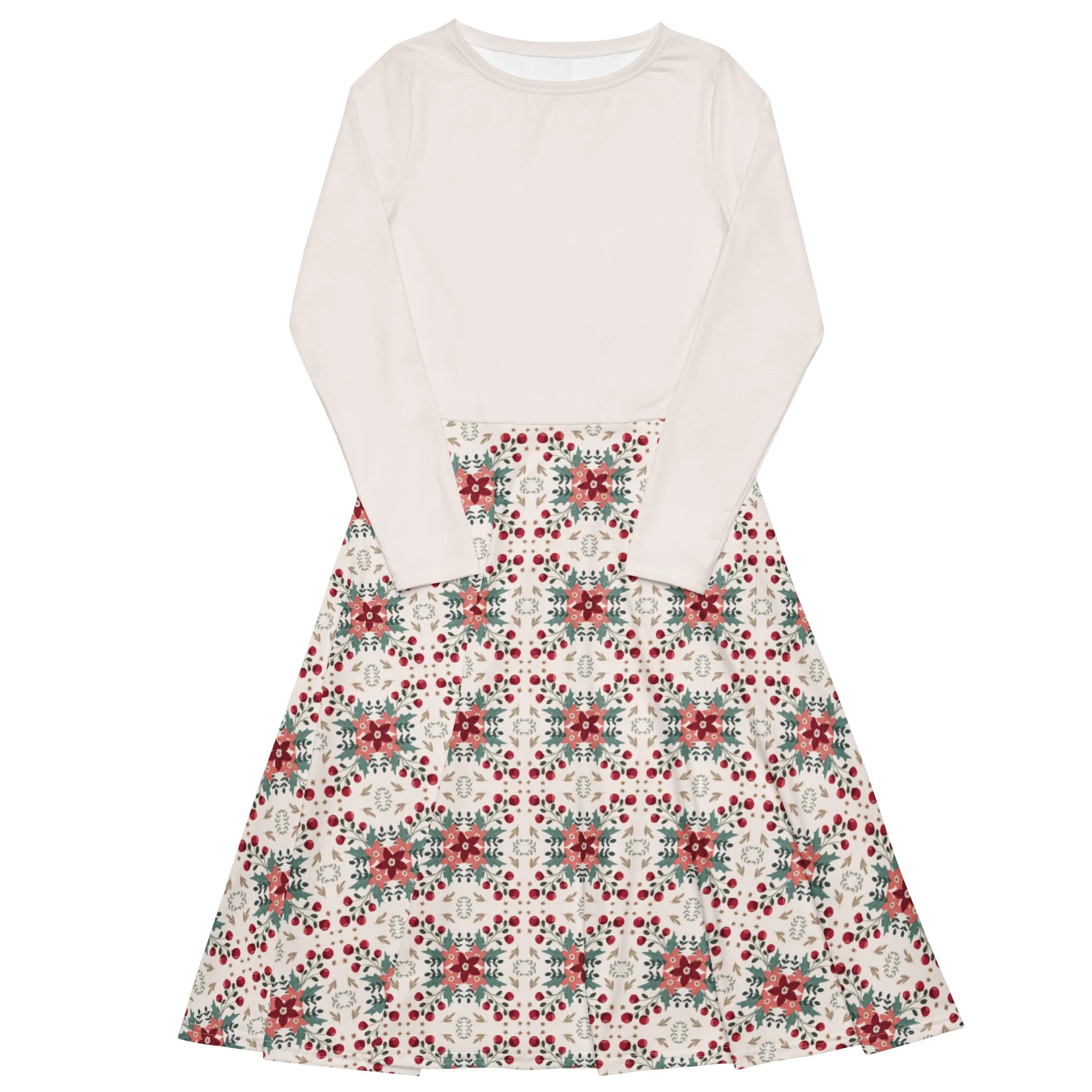 Cozy Christmas Midi Dress (S-6XL)