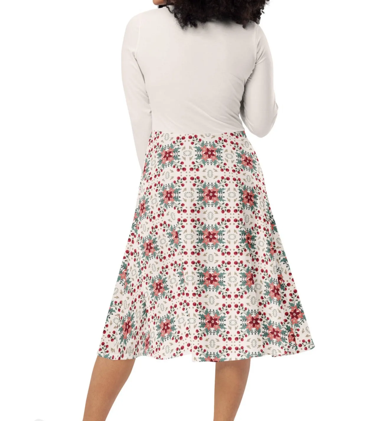 Cozy Christmas Midi Dress (S-6XL)