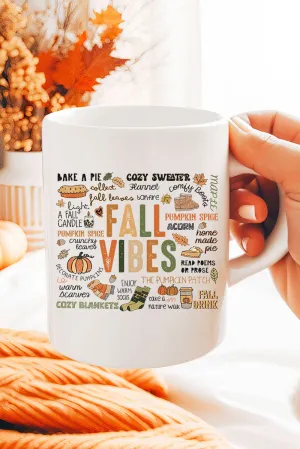 Cozy Fall Vibes Ceramic Mug