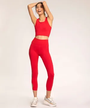 Cozy High-Rise 3/4 Leggings RioHug™ Ruby