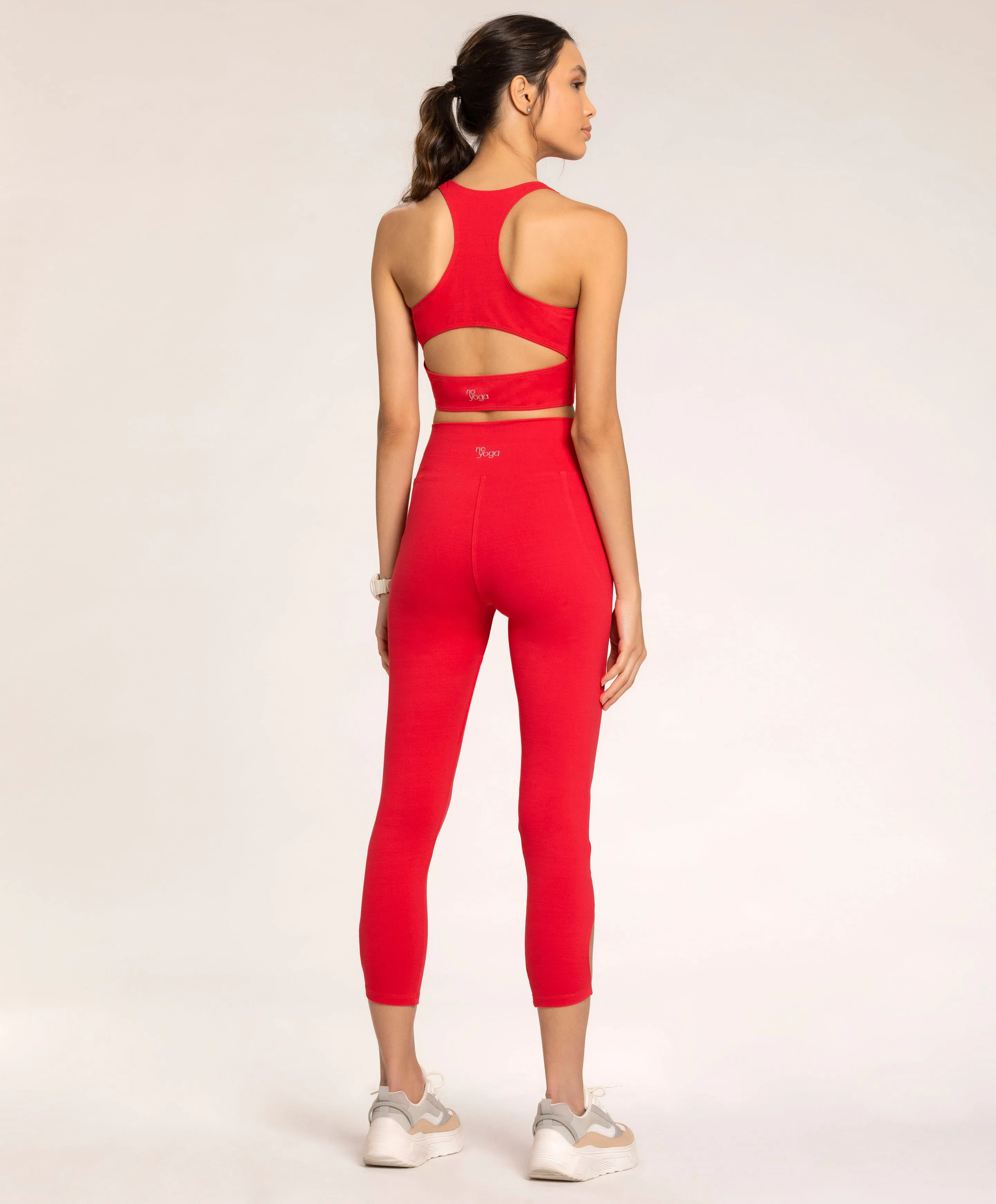 Cozy High-Rise 3/4 Leggings RioHug™ Ruby