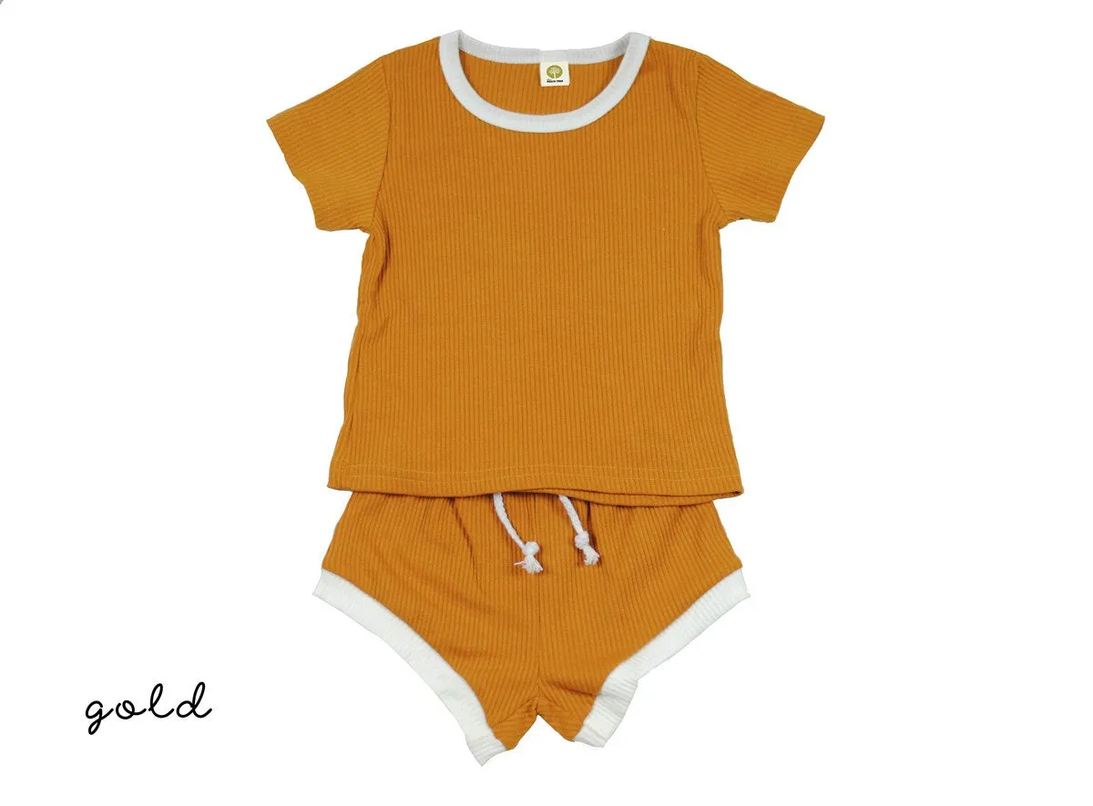 Cozy Shorts Summer Outfits | 6M-3T