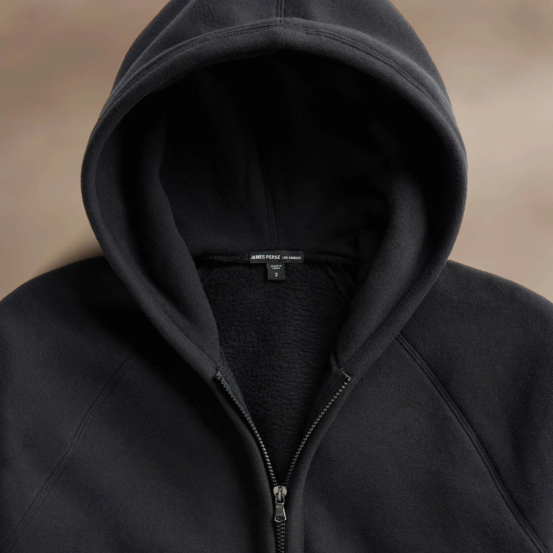 Cozy Zip Up Hoodie - Black