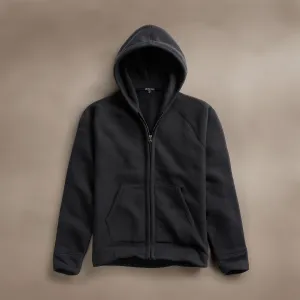 Cozy Zip Up Hoodie - Black
