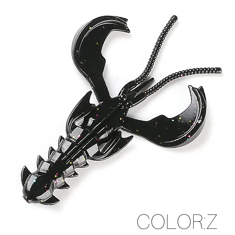 Crazy yabbie Soft Fishing Lures 65mm/10pcs 40mm/20pcs crayfish shrimp Lobster