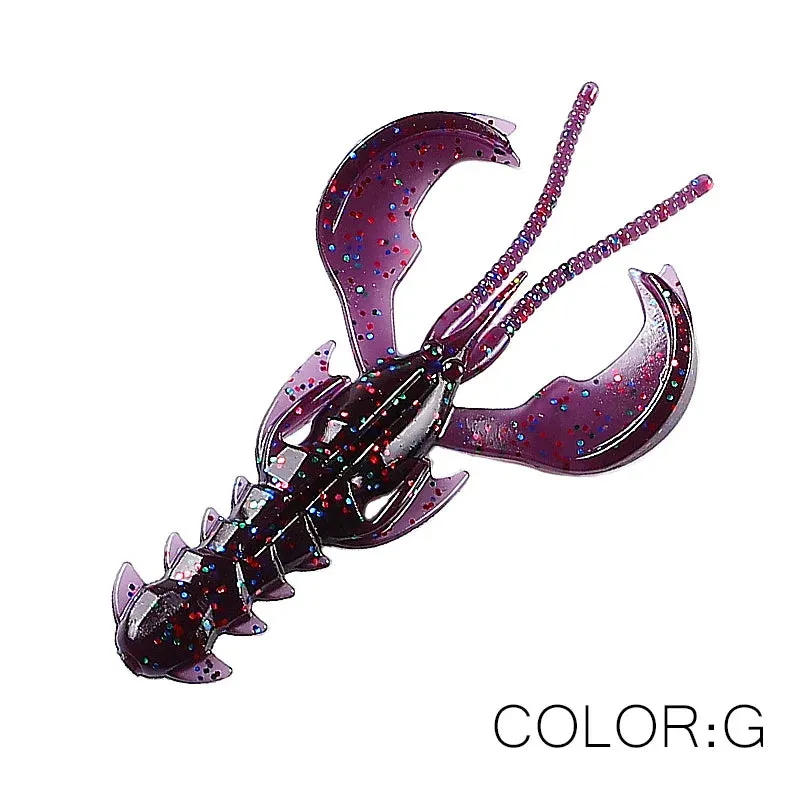 Crazy yabbie Soft Fishing Lures 65mm/10pcs 40mm/20pcs crayfish shrimp Lobster