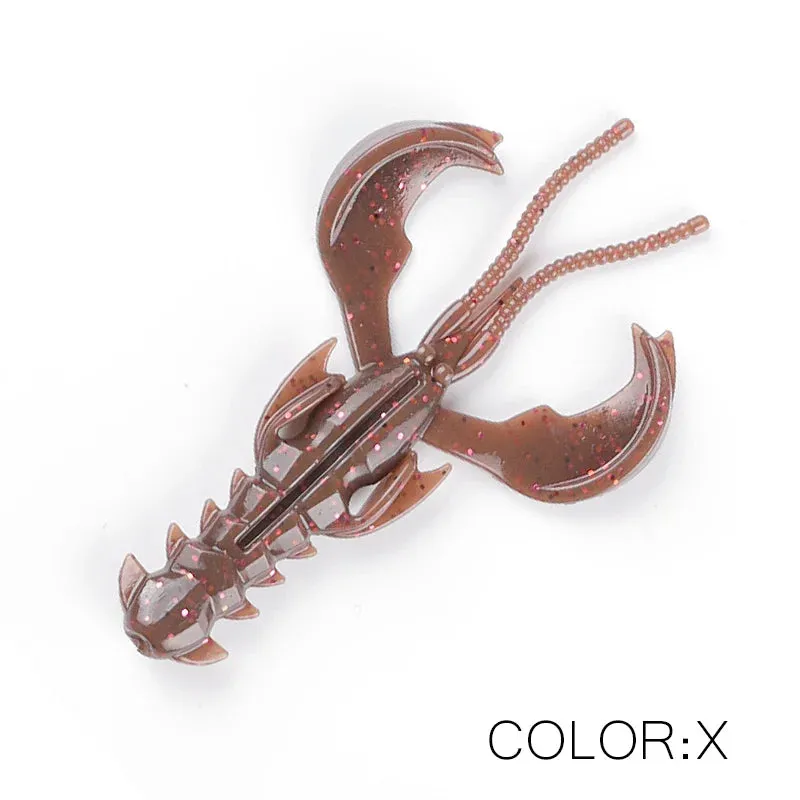 Crazy yabbie Soft Fishing Lures 65mm/10pcs 40mm/20pcs crayfish shrimp Lobster