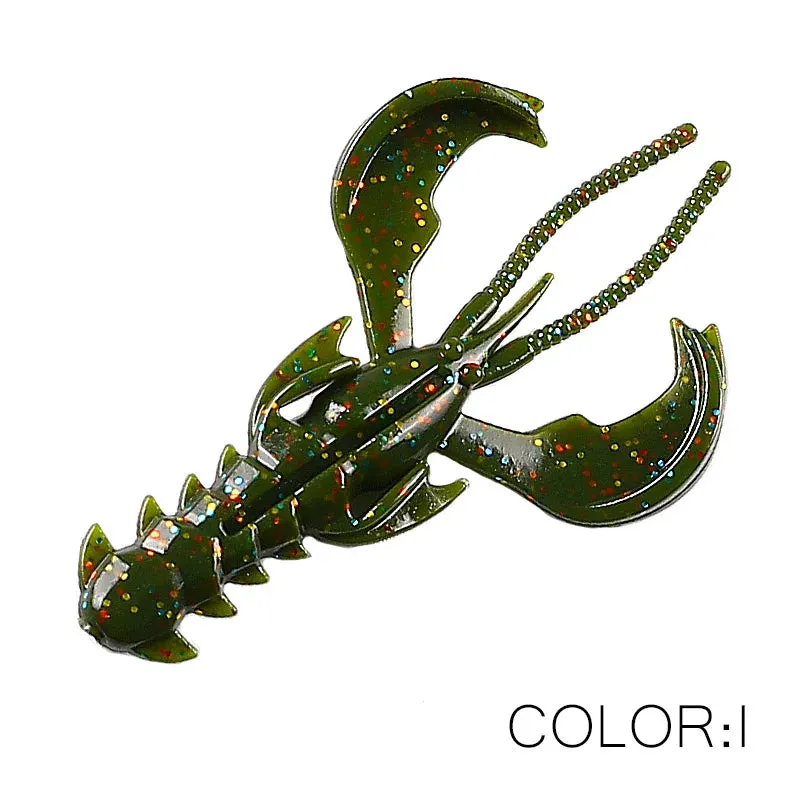 Crazy yabbie Soft Fishing Lures 65mm/10pcs 40mm/20pcs crayfish shrimp Lobster