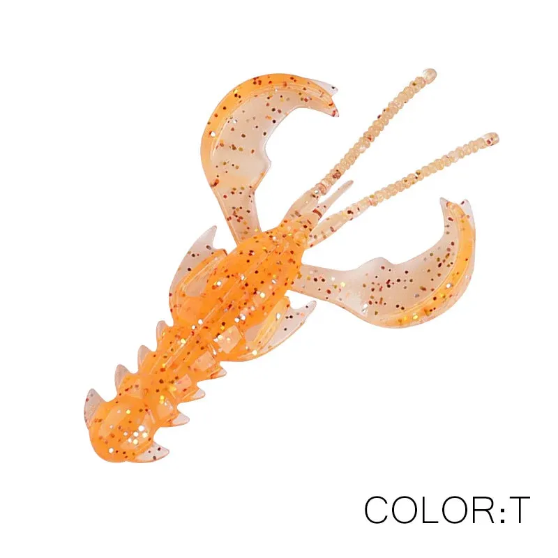 Crazy yabbie Soft Fishing Lures 65mm/10pcs 40mm/20pcs crayfish shrimp Lobster