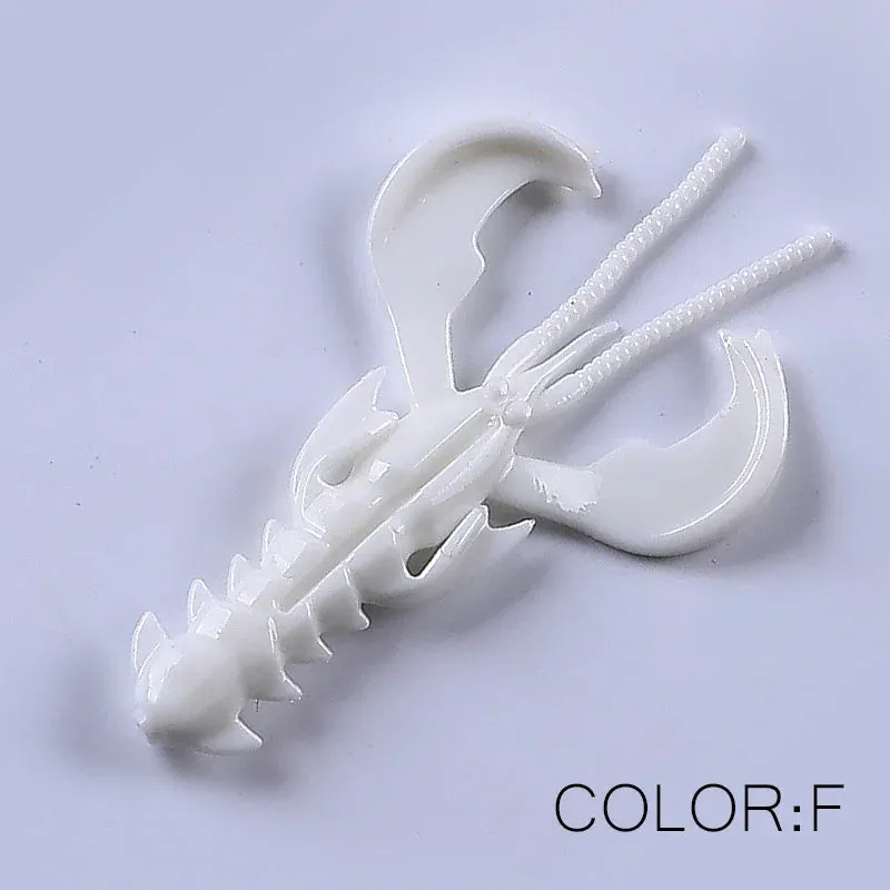 Crazy yabbie Soft Fishing Lures 65mm/10pcs 40mm/20pcs crayfish shrimp Lobster