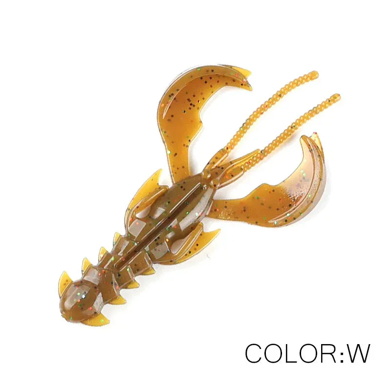 Crazy yabbie Soft Fishing Lures 65mm/10pcs 40mm/20pcs crayfish shrimp Lobster