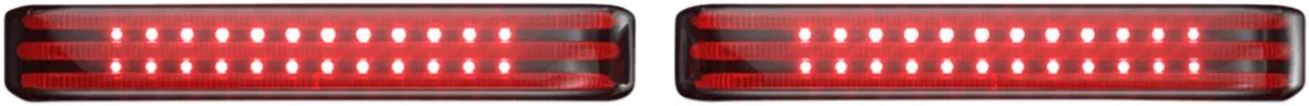 Custom Dynamics PB-SBSEQ-SS6-CR Probeam Sequential LED Saddlebag Light - Chrome With Red Lens