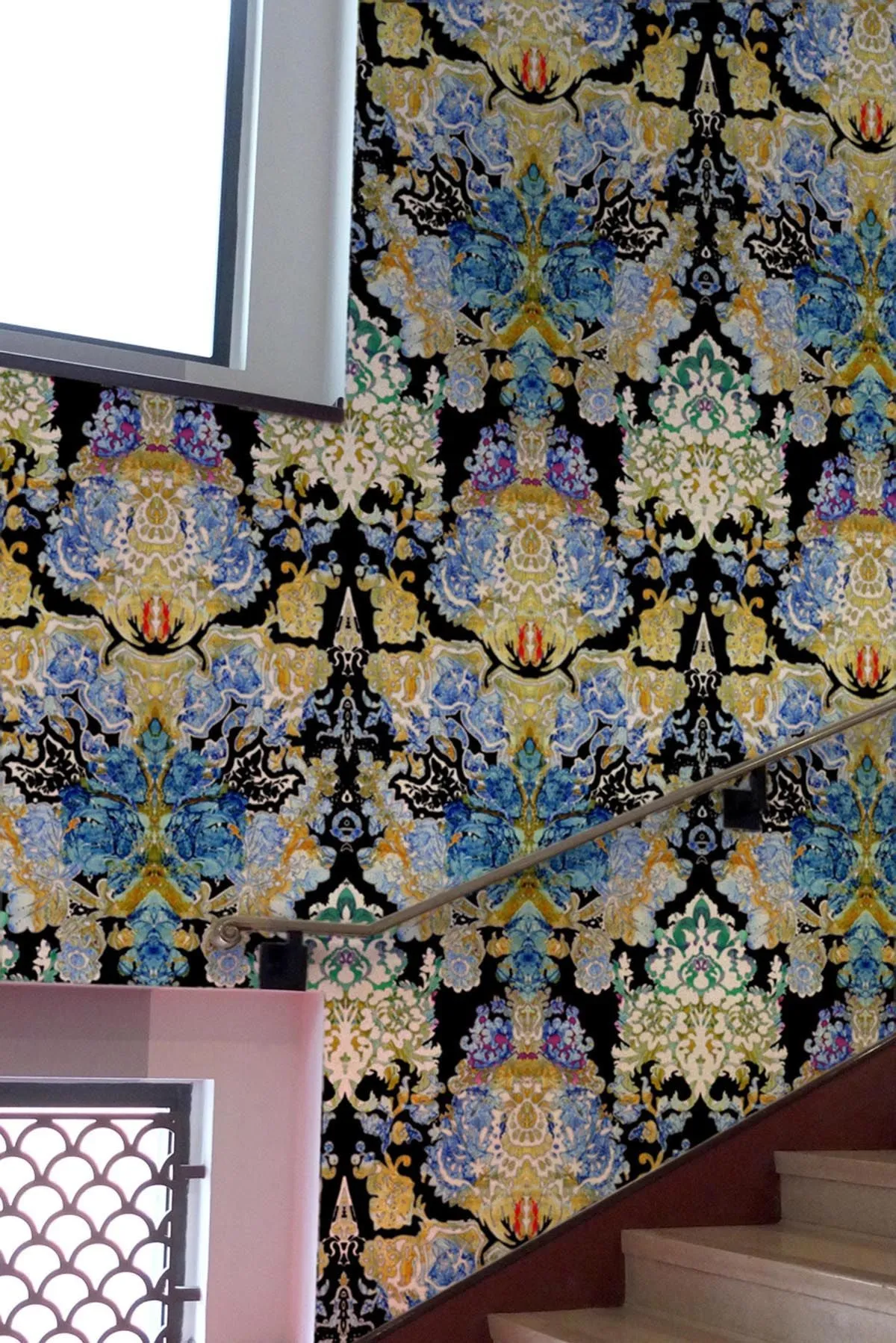 damsel damask wallpaper