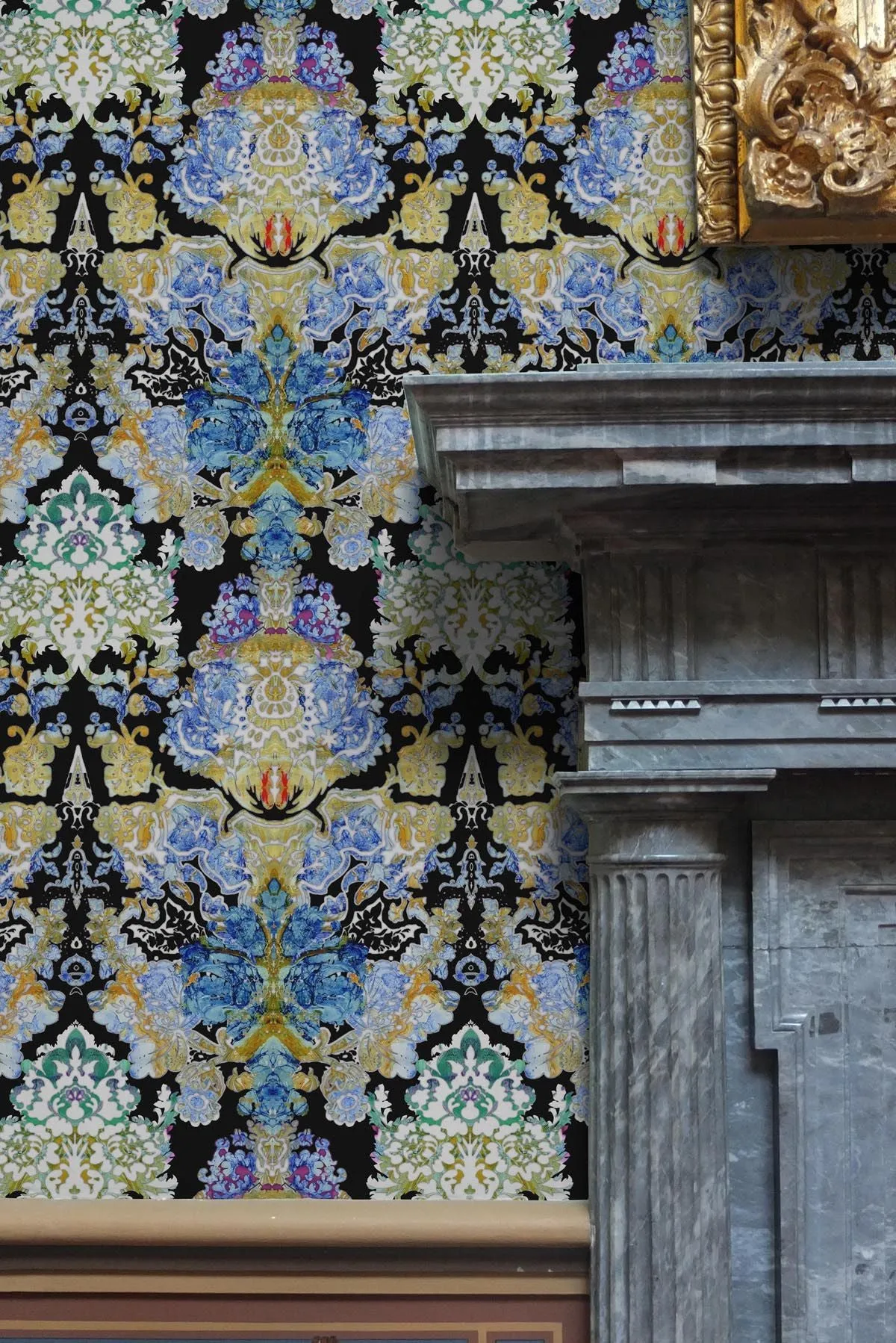 damsel damask wallpaper