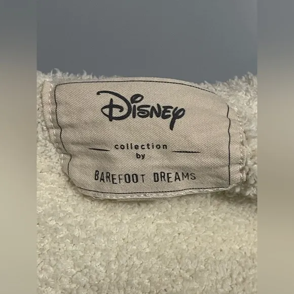 Disney collection Cream Hooded Zip-Up Jacket with Black and Red Accent