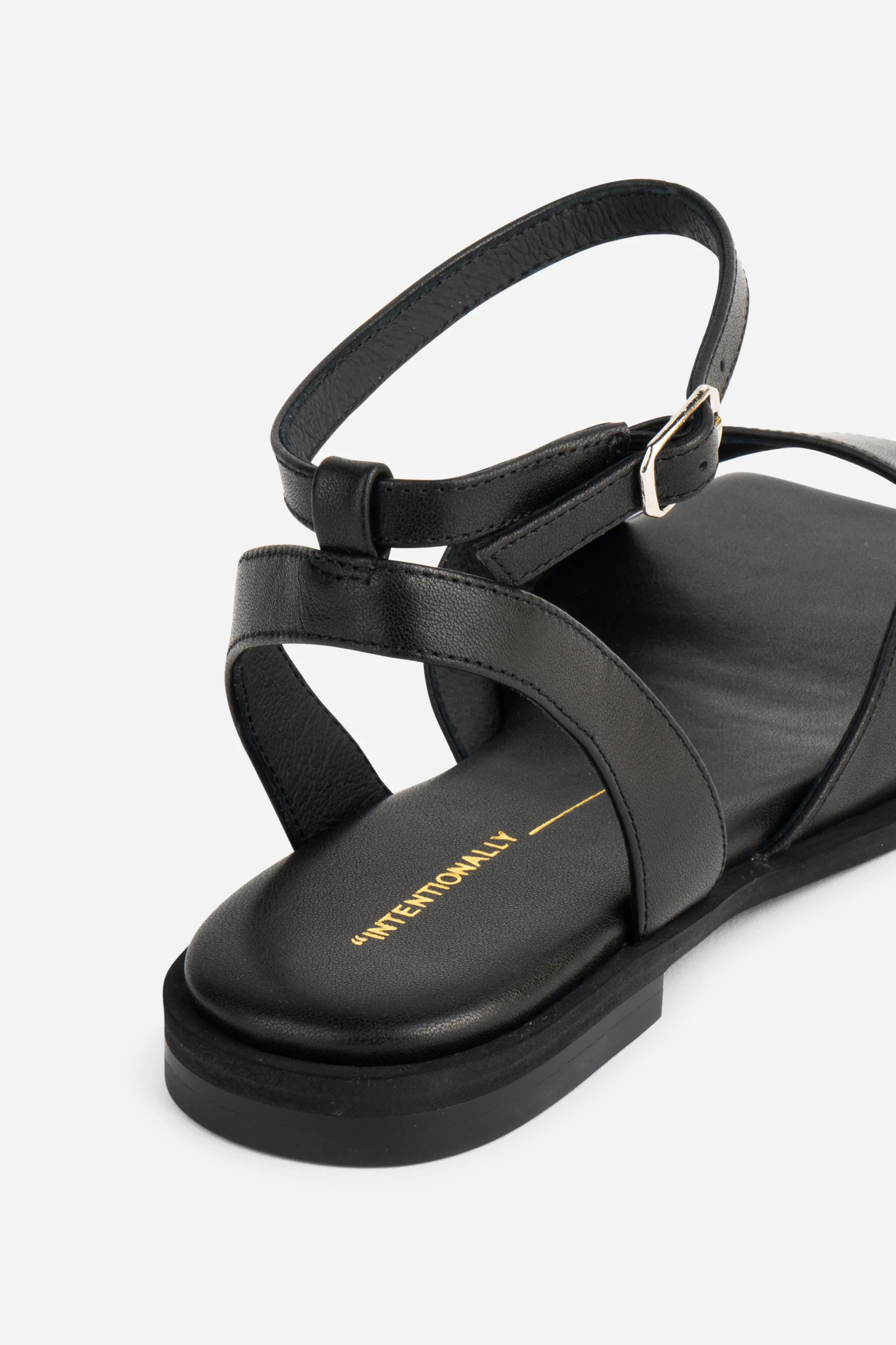 DIVE LEATHER SQUARE TOE SANDAL