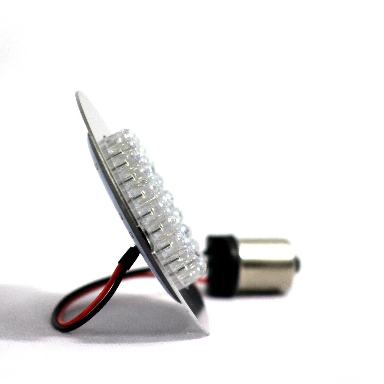 Eagle Lights 3 1/4" Front and Rear LED Turn Signal Kit for Harley Davidson Motorcycles - Generation I / Red Rear Turn Signals