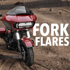 Eagle Lights LED FORKFLARES™ Light Cover for 2015 to Current Harley Davidson Road Glide Models