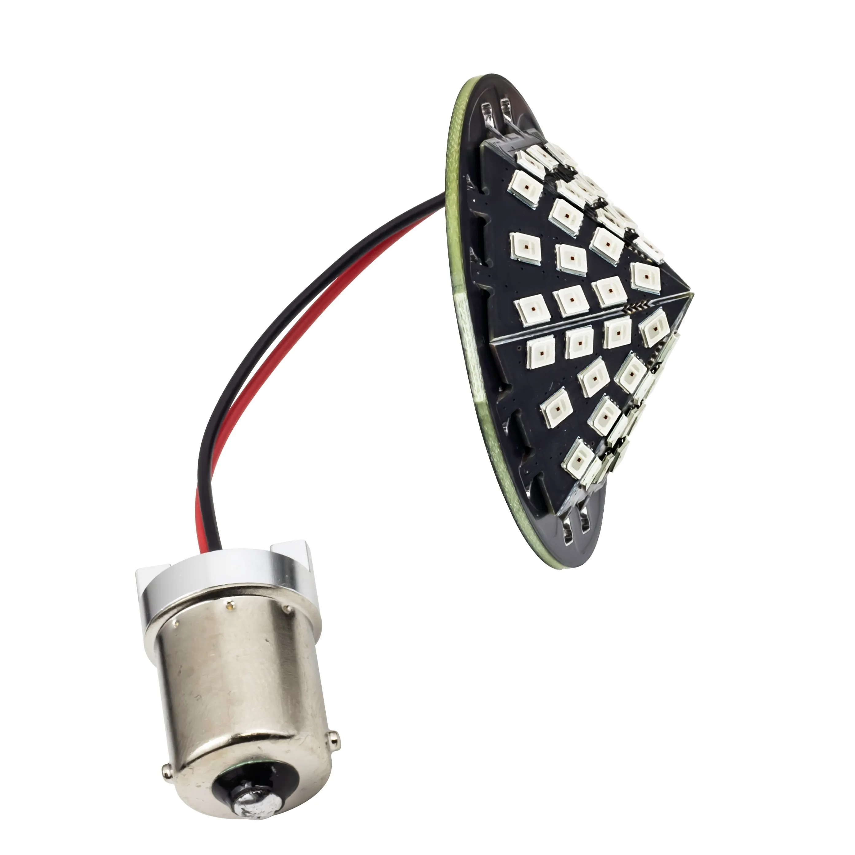 Eagle Lights Midnight Edition Generation III Front and Rear LED Turn Signals Kit for Harley Davidson Motorcycles - 1157 Front / 1156 Red Rear