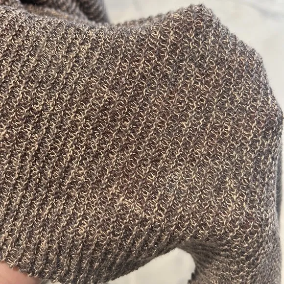 Eileen Fisher Brown Open Front Cardigan