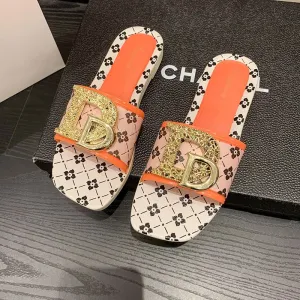 Everyday Gold Accent Slippers