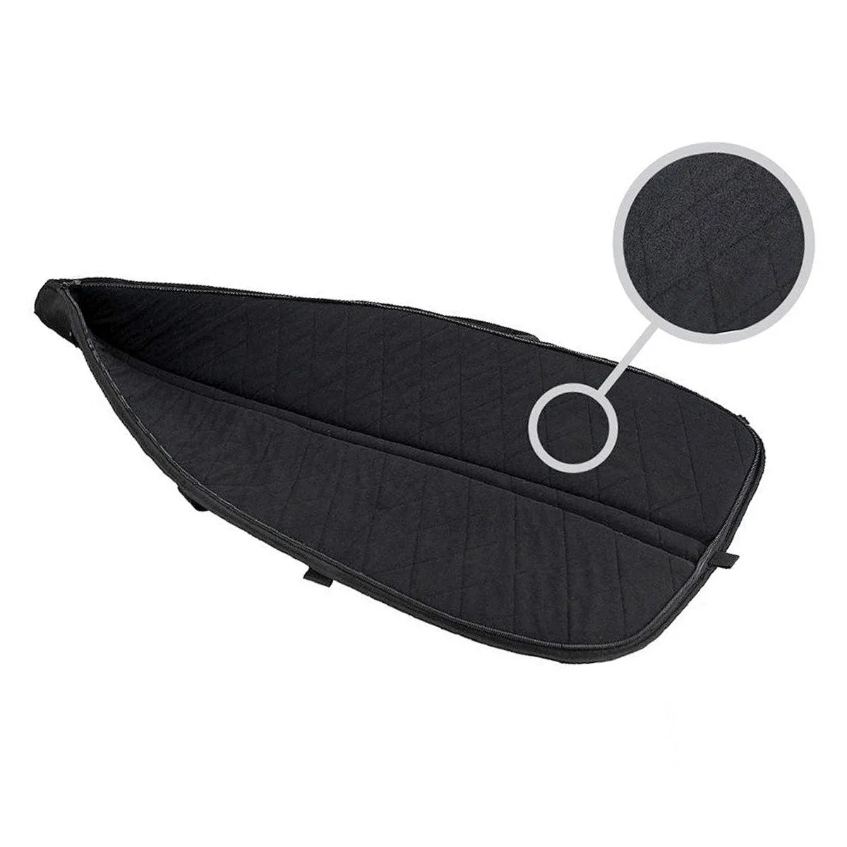 Evolution Gear 52 Inch Rifle Soft Case Gun Bag with Thick Padding and 1680D Exterior Black