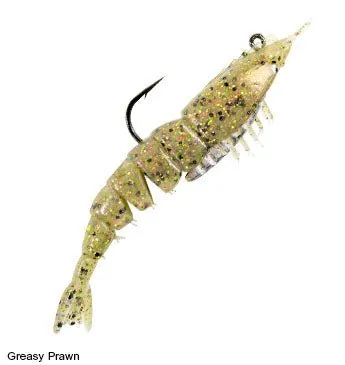 EZ SHRIMPZ 3.5" Rigged 2-PK