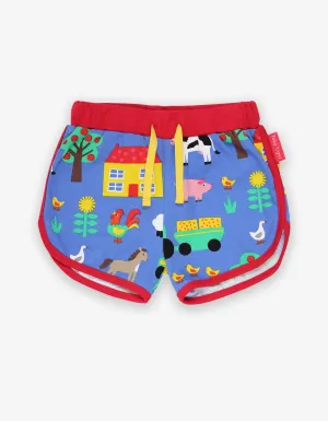 Farm Print Running Shorts