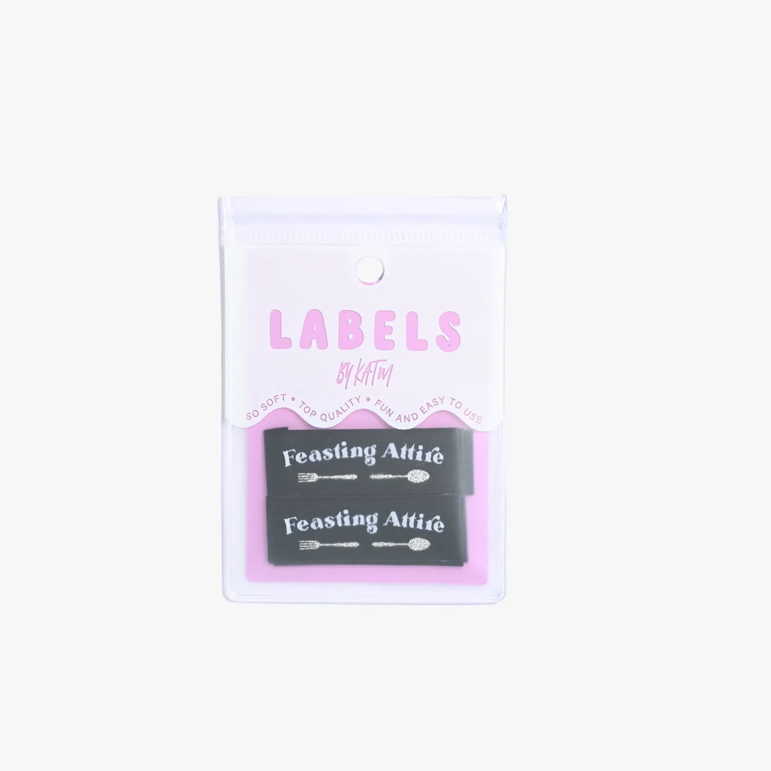 'Feasting Attire' Black Label | 6 Sew-in Labels