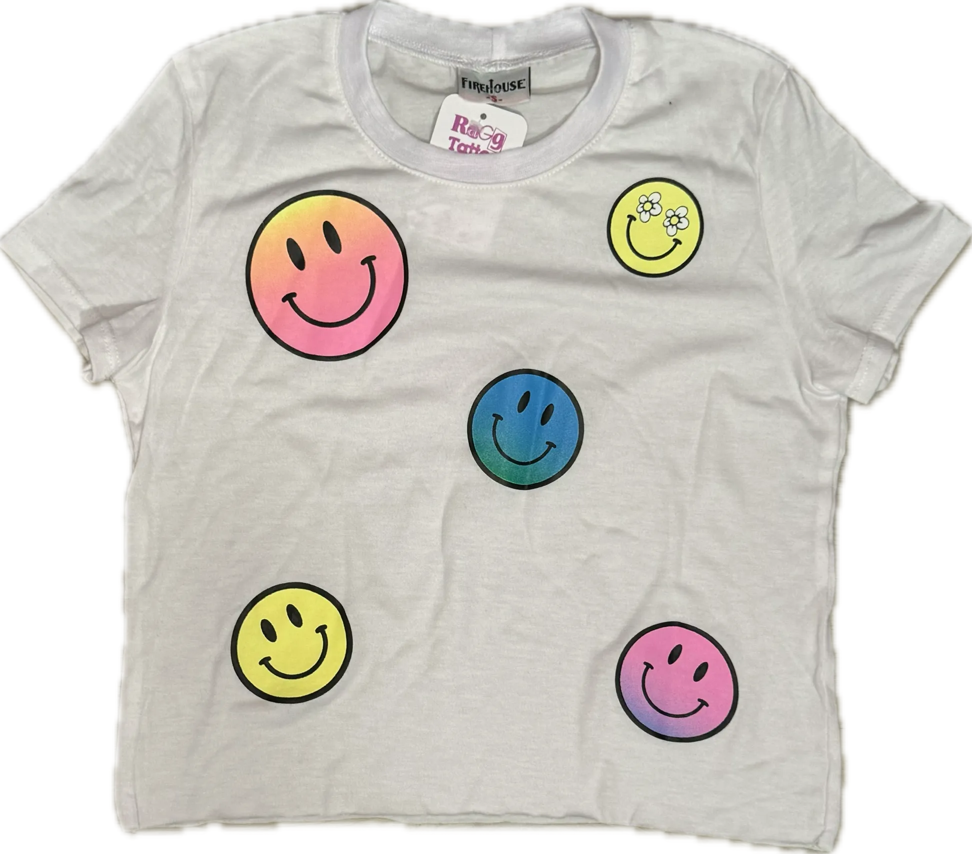 FIREHOUSE-  Smiley's T-Shirt (White)
