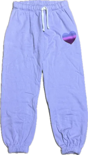 FLOWERS BY ZOE- Purple Heart Lavender Sweatpant
