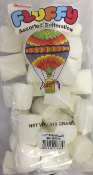 FLUFFY M/MALLOW WHITE L 170GM