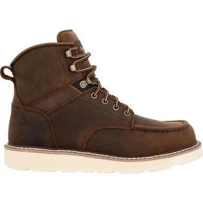 Georgia Men's Core 37 6" Soft Toe Slip Resist Work Boot - Brown - GB00667