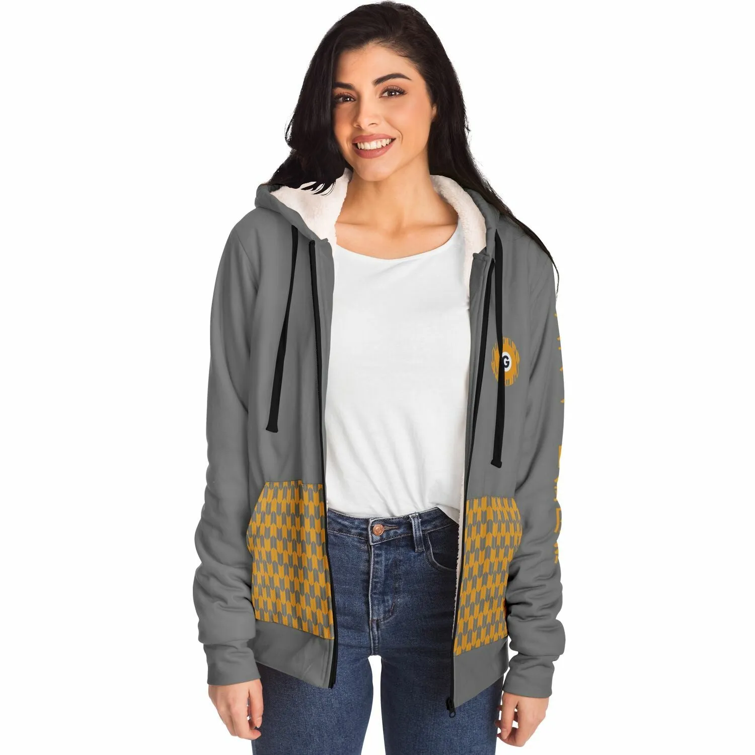 Ginza Line Ultra-Soft Microfleece Zip Hoodie