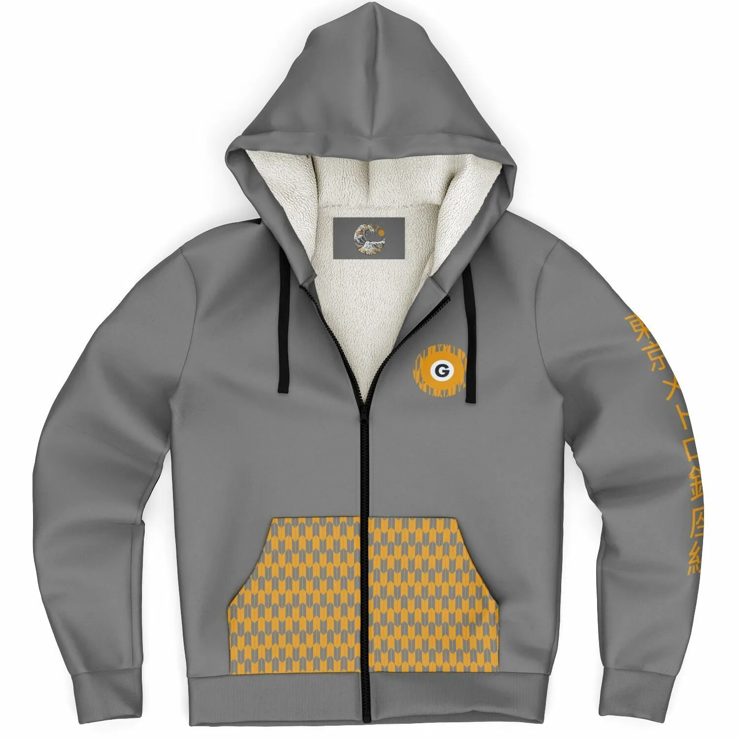 Ginza Line Ultra-Soft Microfleece Zip Hoodie