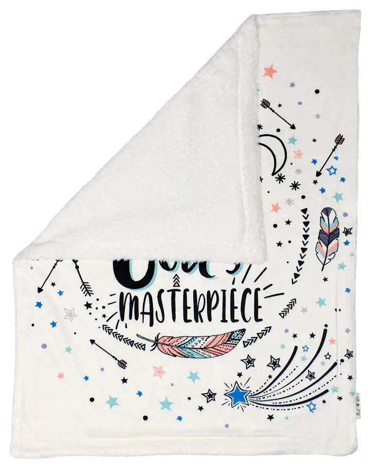 Gods Masterpiece Plush Baby Blanket