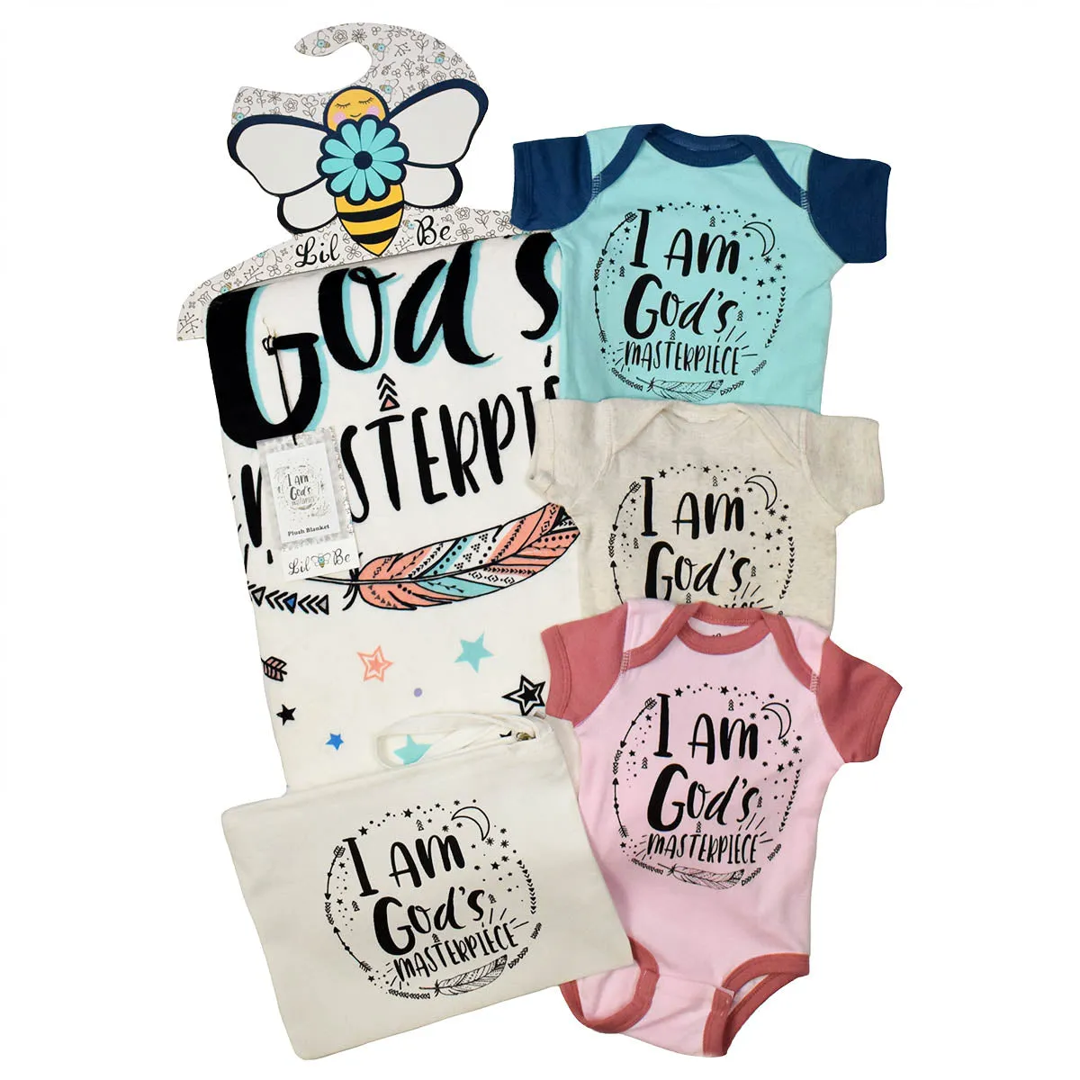 Gods Masterpiece Plush Baby Blanket