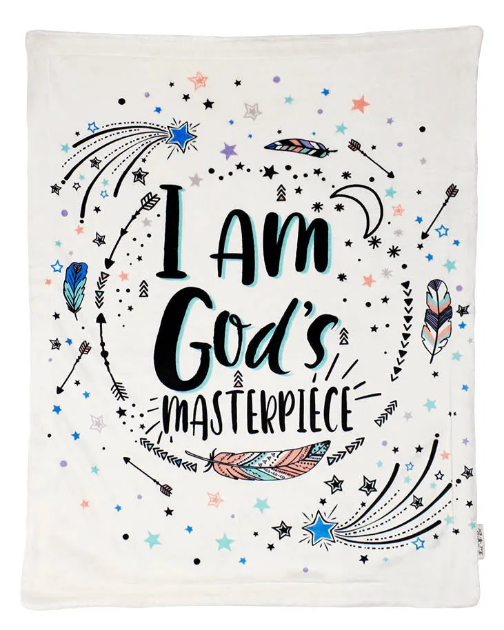 Gods Masterpiece Plush Baby Blanket