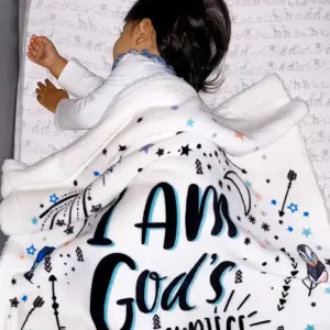 Gods Masterpiece Plush Baby Blanket