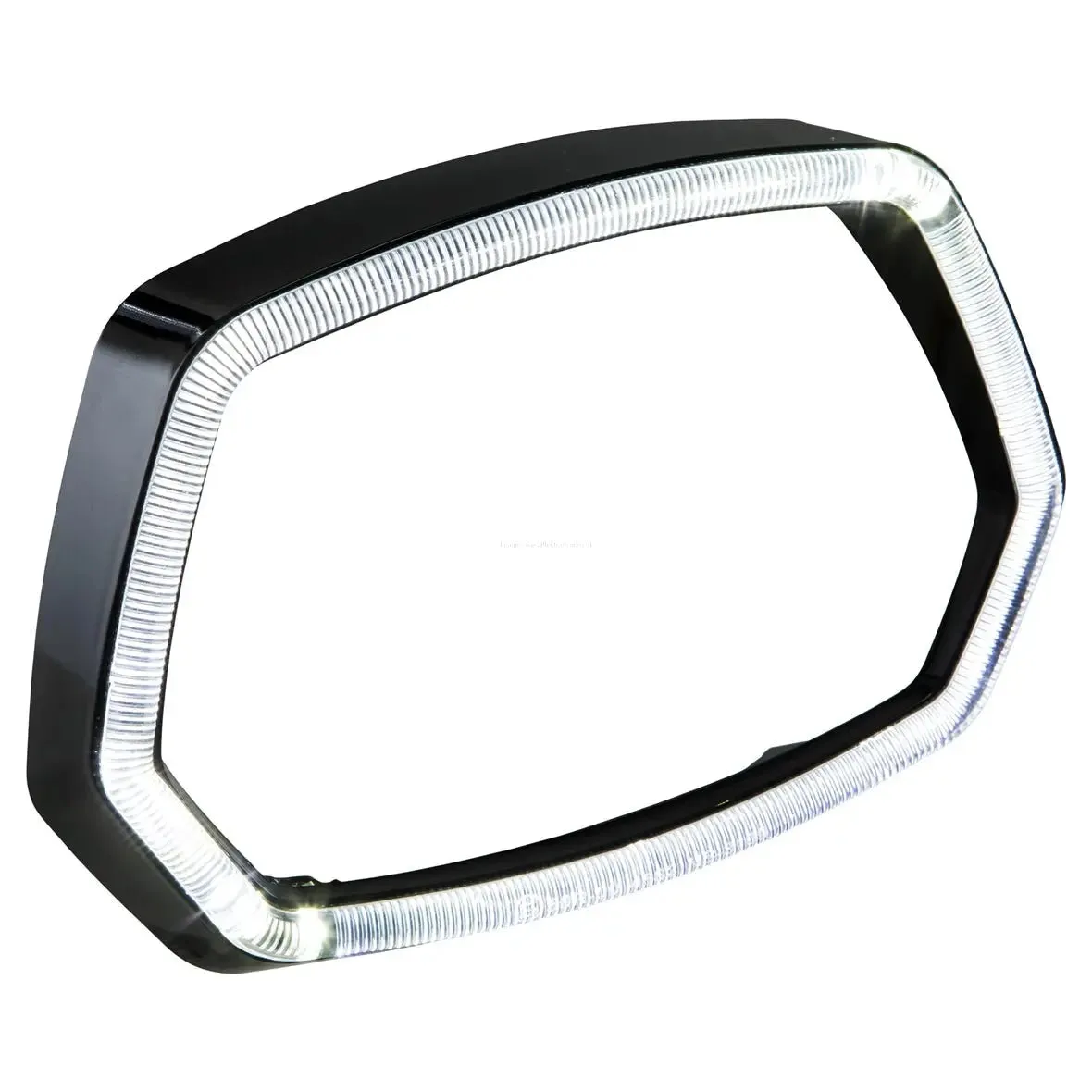 Headlight Frame SIP LED illuminated Ring Gloss Black | Vespa Sprint 50-150cc