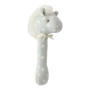 Horse Stick Rattle Duck Egg Blue